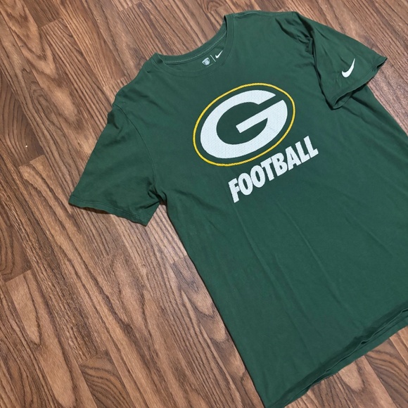 The Nike Tee * Athletic Cut NFL Equipment Training Short Sleeve Tee * GB Packers - Picture 4 of 10